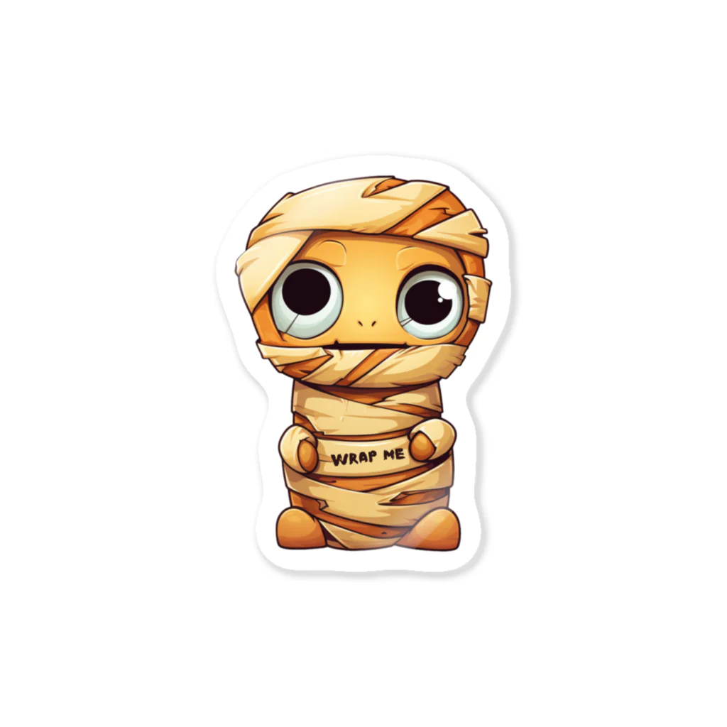 NeoNestのWrapped Wonders Halloween Collection: Mummy #05 Sticker