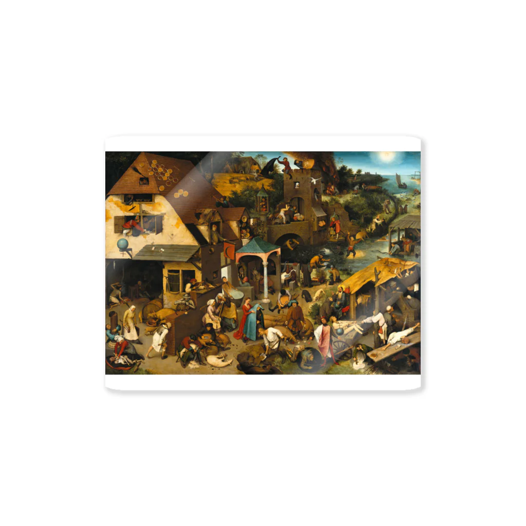 世界美術商店のネーデルラントの諺 / Netherlandish Proverbs Sticker