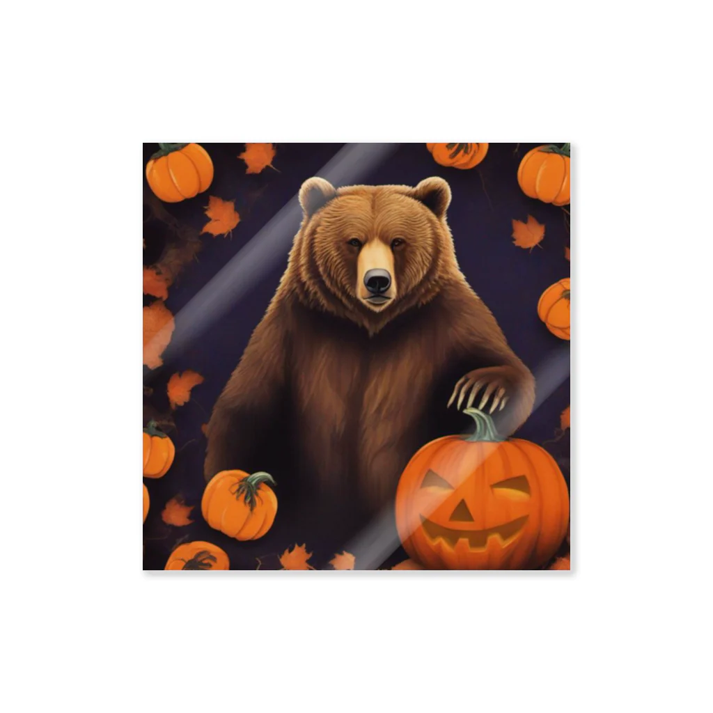 ToToMoの【ハロウィン】グリズリー２ Sticker