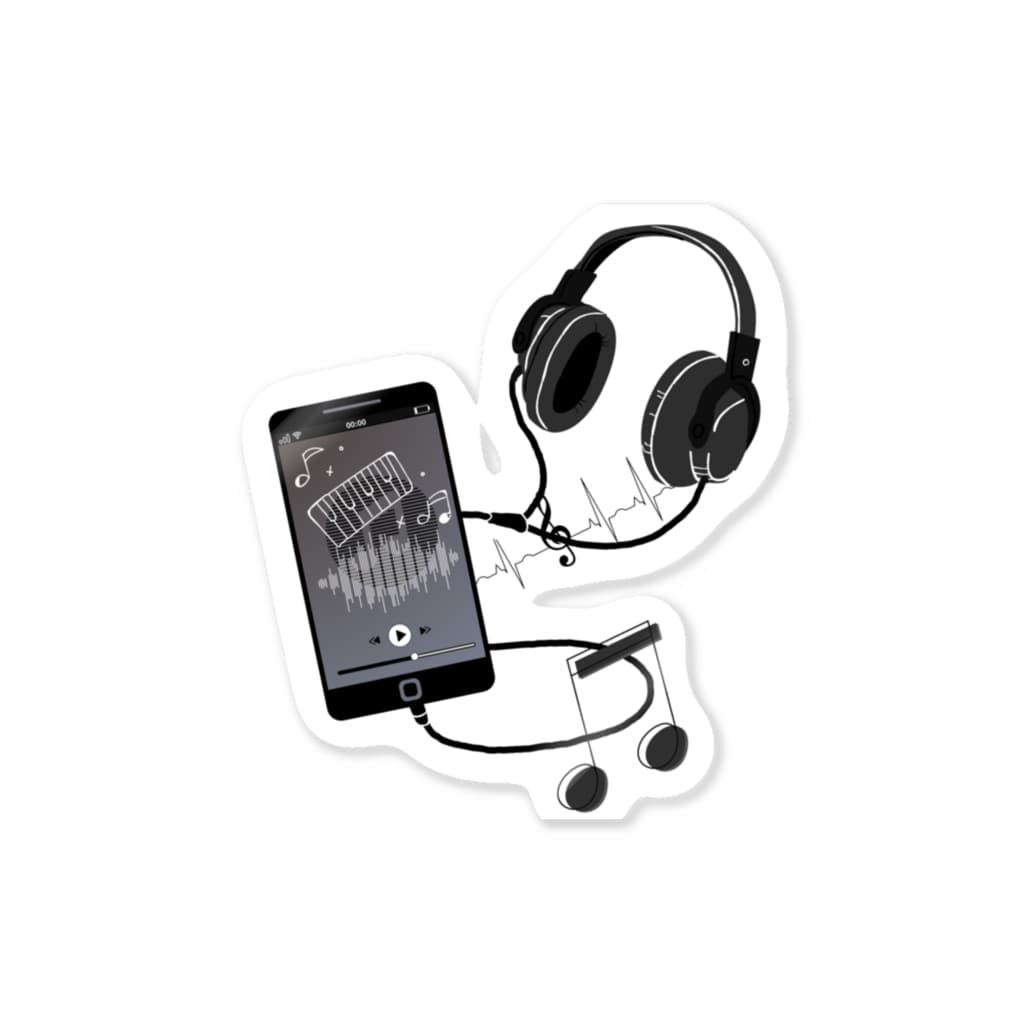 music / TRIPRATENSE ( tpratense )のステッカー通販 ∞ SUZURI（スズリ）