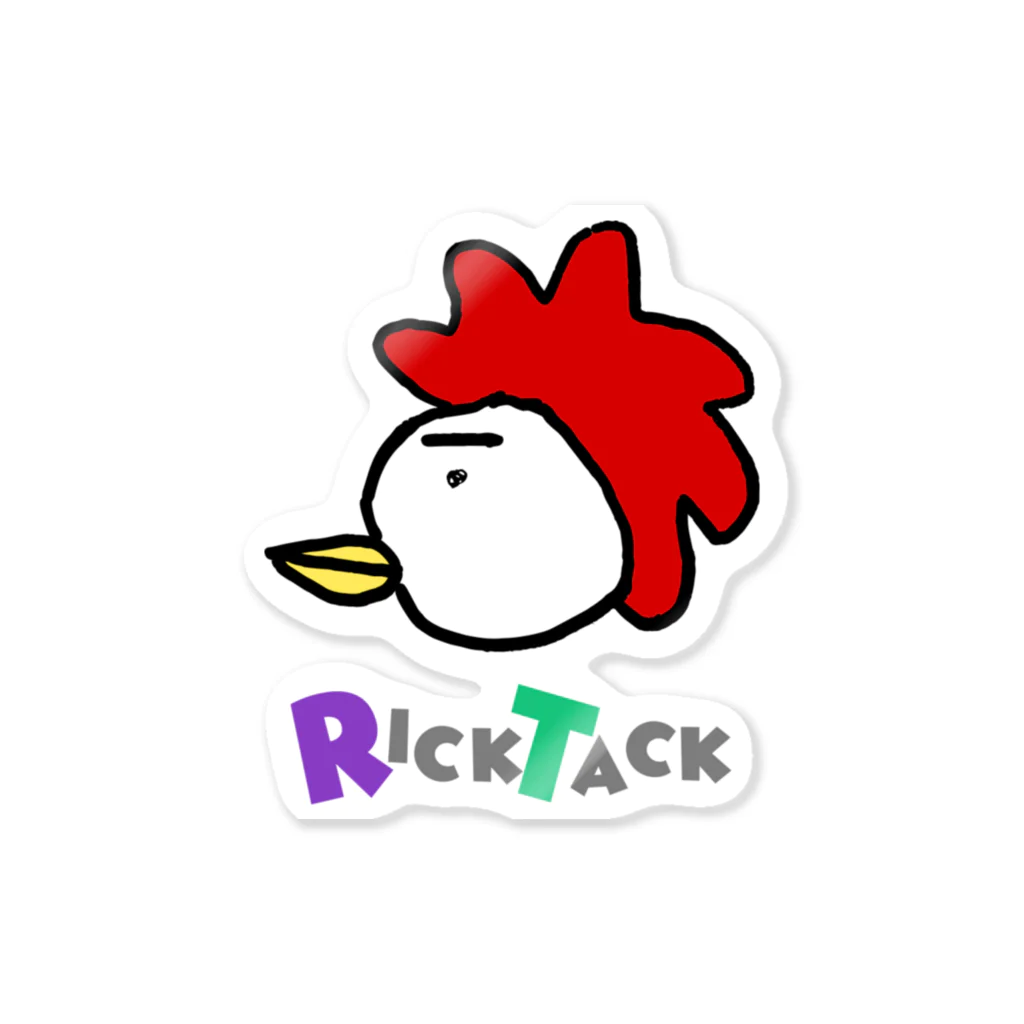 RICKTACKのRICK TACK ニワトリロゴ 【 キッズ＆ベビー 】 Sticker