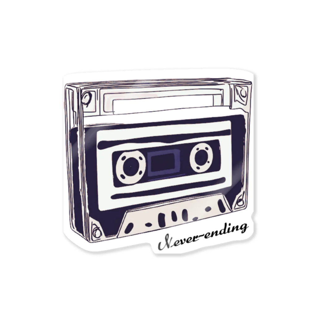 Never-Ending MUSICのインディーズディストロ「Never-Ending MUSIC」グッズ Sticker