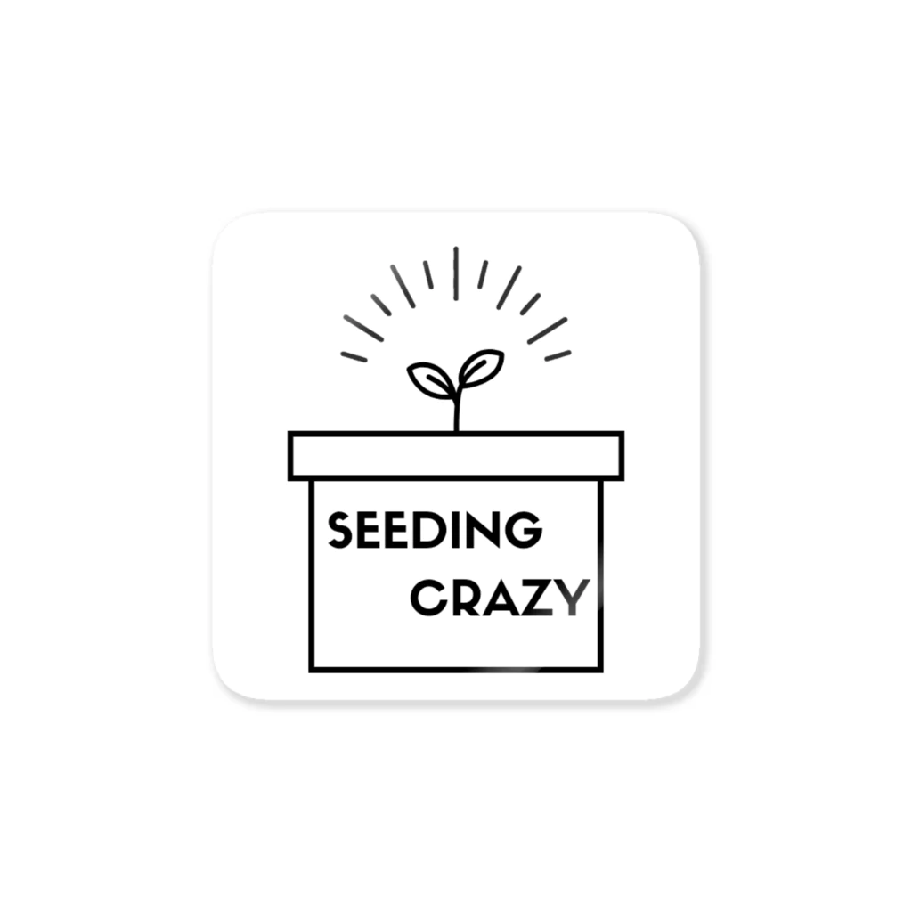 PLANTS LOVER ITEMSのSEEDING CRAZY(実生狂) ステッカー