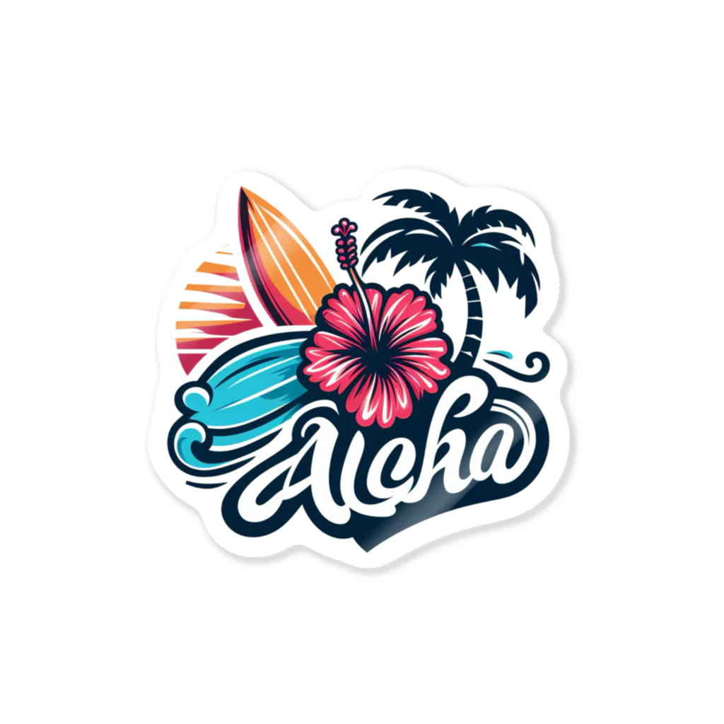 luce.のALOHA Sticker