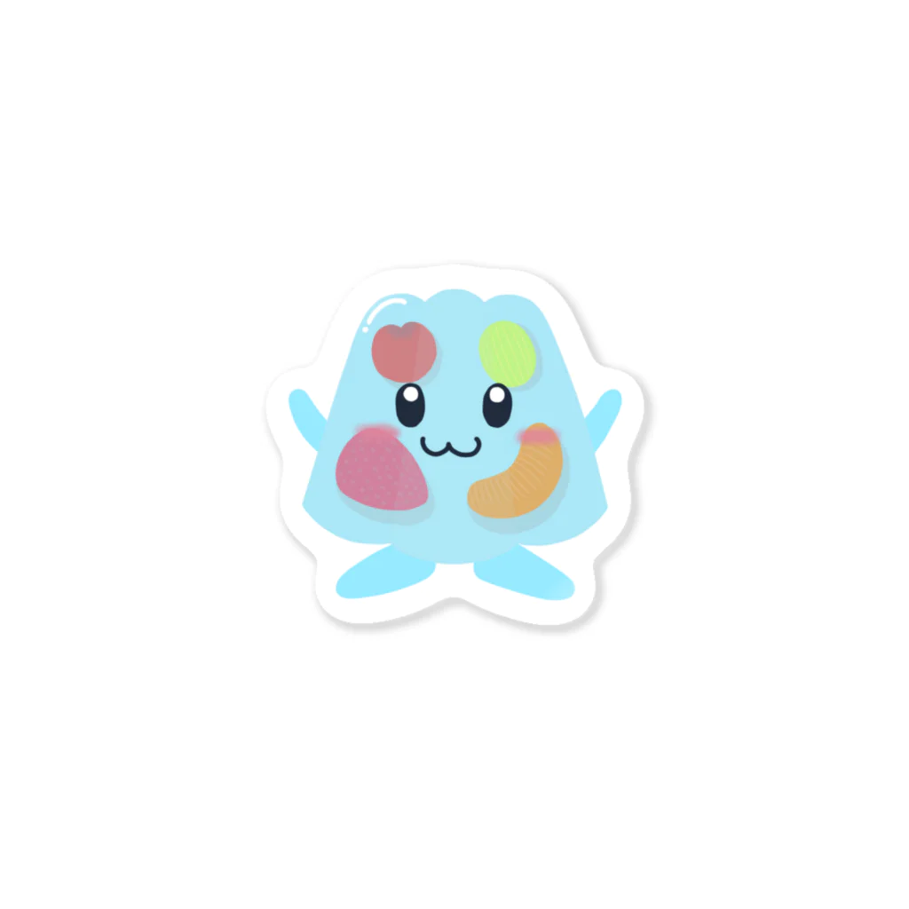 ◆ふるふる◆のぷるぷるフルーツゼリーくん Sticker