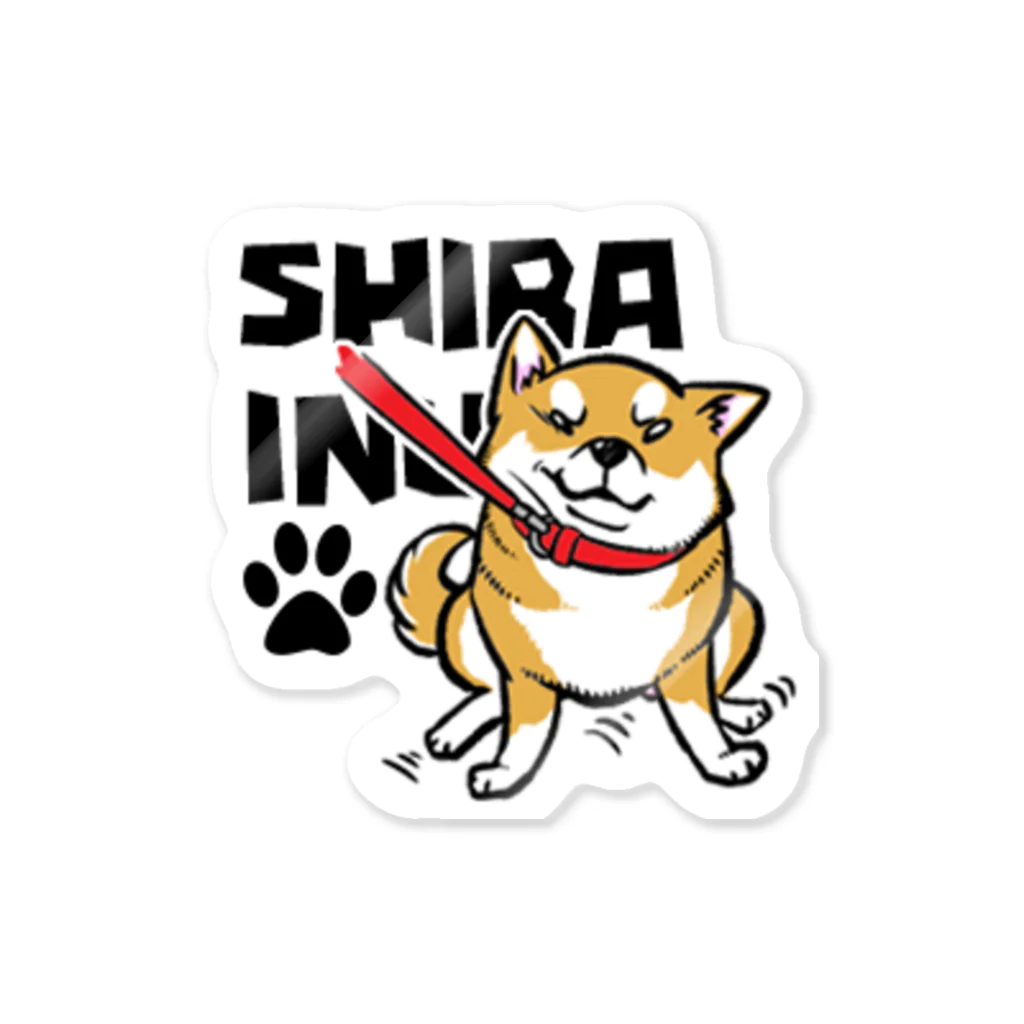 真希ナルセ（マキナル）のSHIBA INU （復刻版デザイン） ステッカー