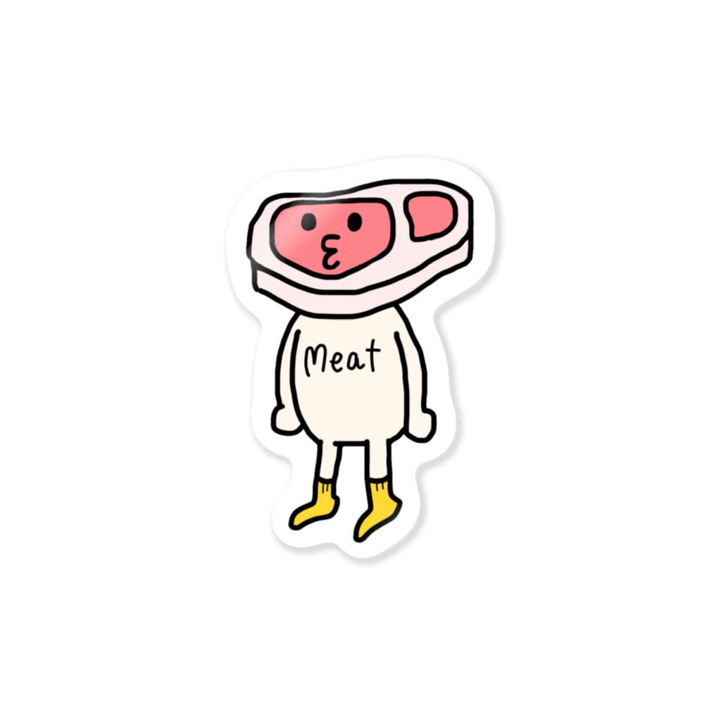 鹿骨-SHIKACOTTSU-のMeatくん。 Sticker