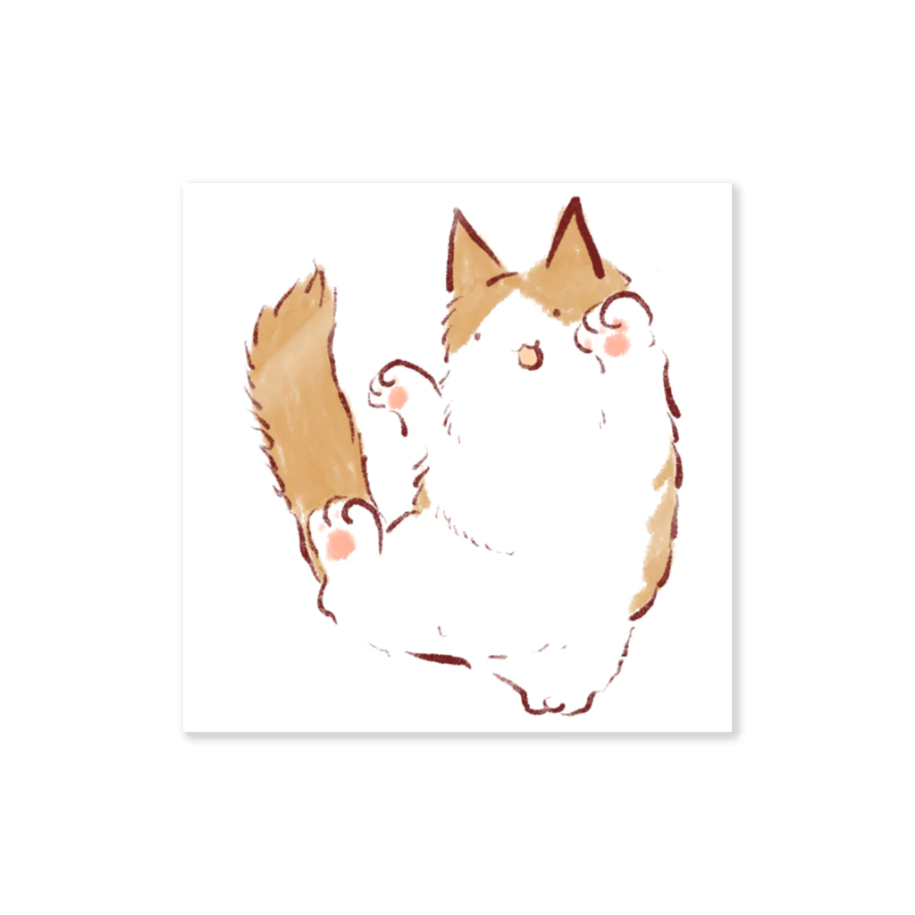 こやこ屋のもふもふ猫 Sticker