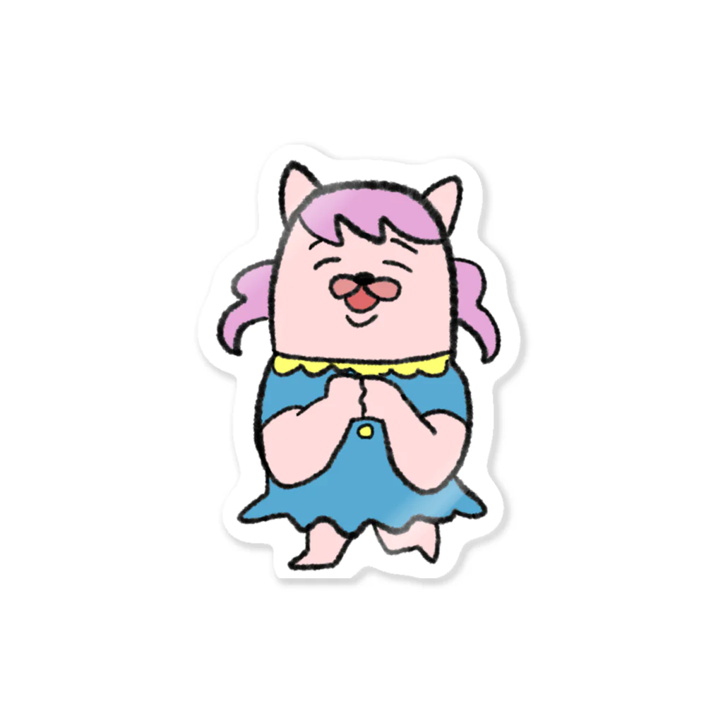 ナツミモトコの高まる部屋の自己肯定感高めなミラちゃん Sticker