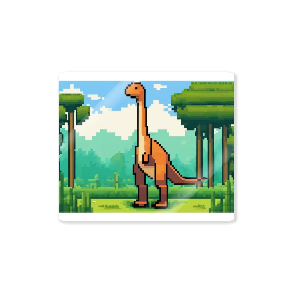 iikyanの恐竜㊼　マムチサウルス ステッカー