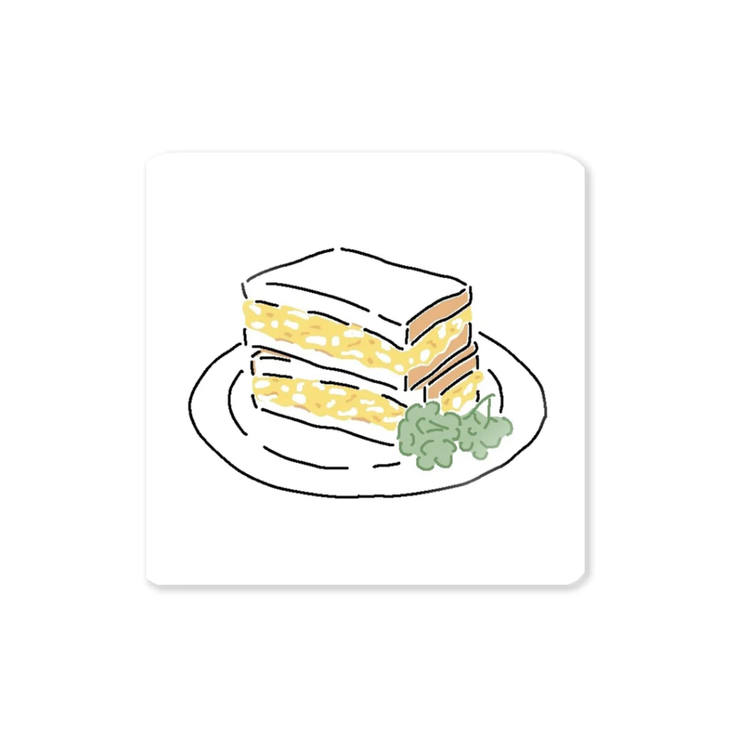 Barista_showのTamago Sandwich sticker ステッカー