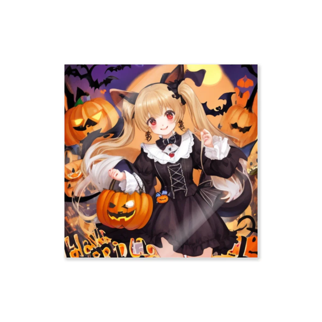 チワワ愛好家ショップのハロウィンマジック★チワワ魔女のひらめき Sticker