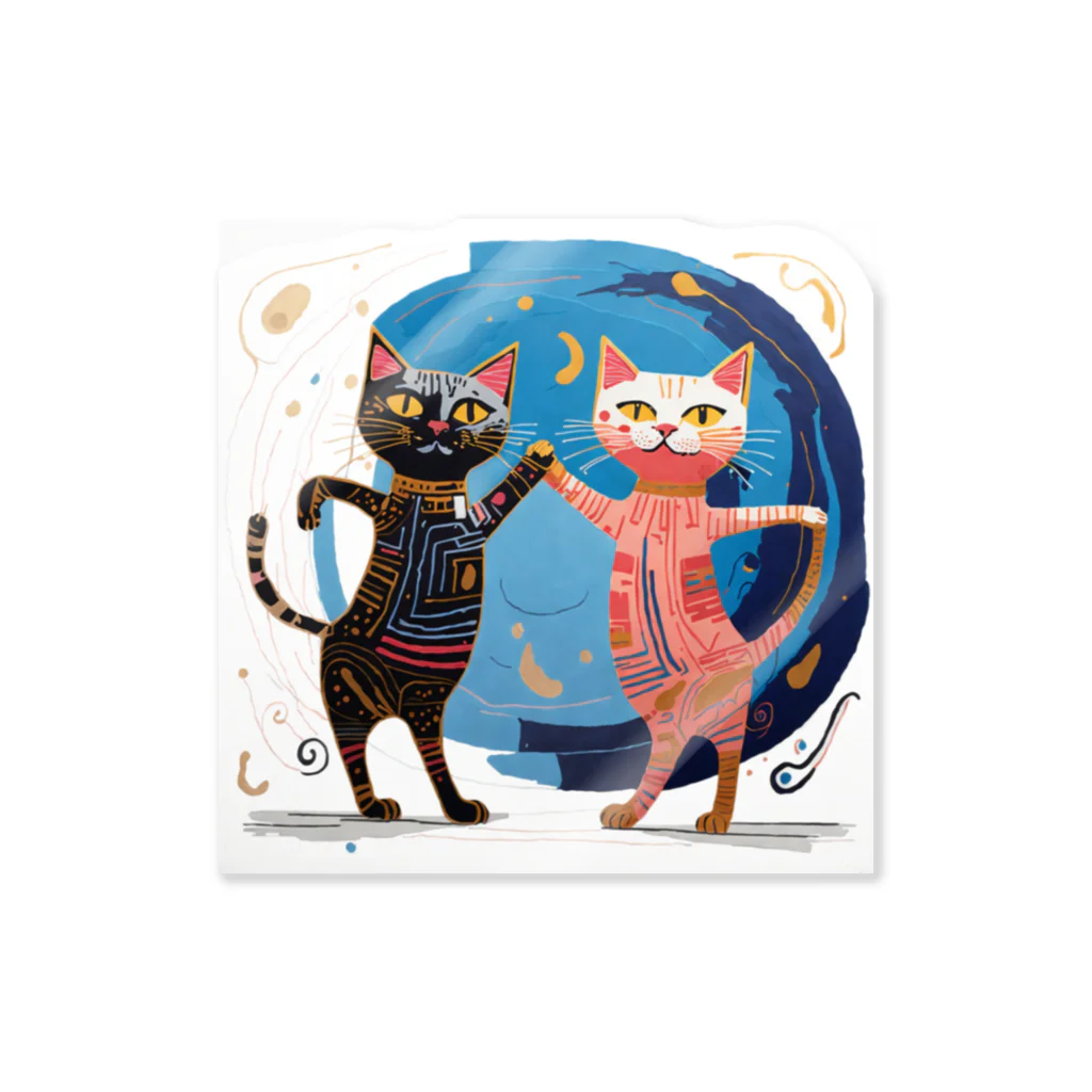 猫魚鳥時々犬等 arte♡のSuccessful Cats ♡ Sticker
