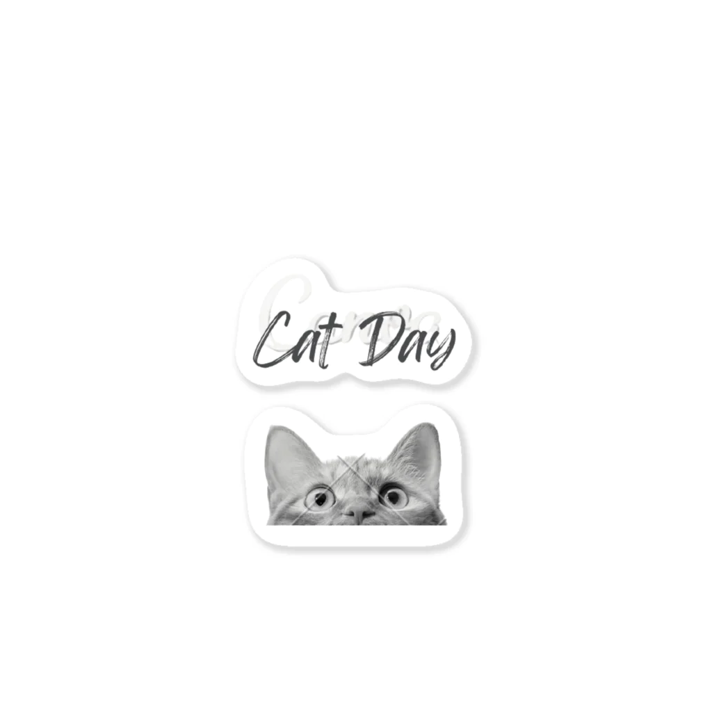 TAIYO 猫好きのCatday Sticker