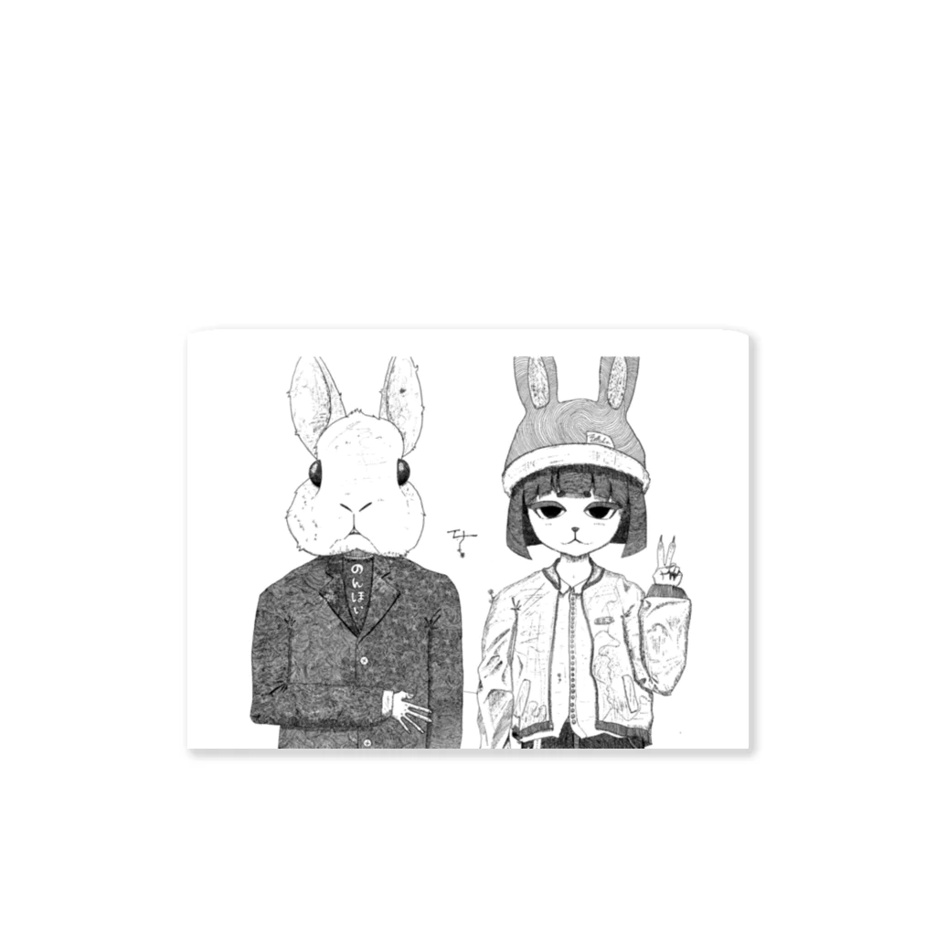 T.t officialjpのウサギ Sticker