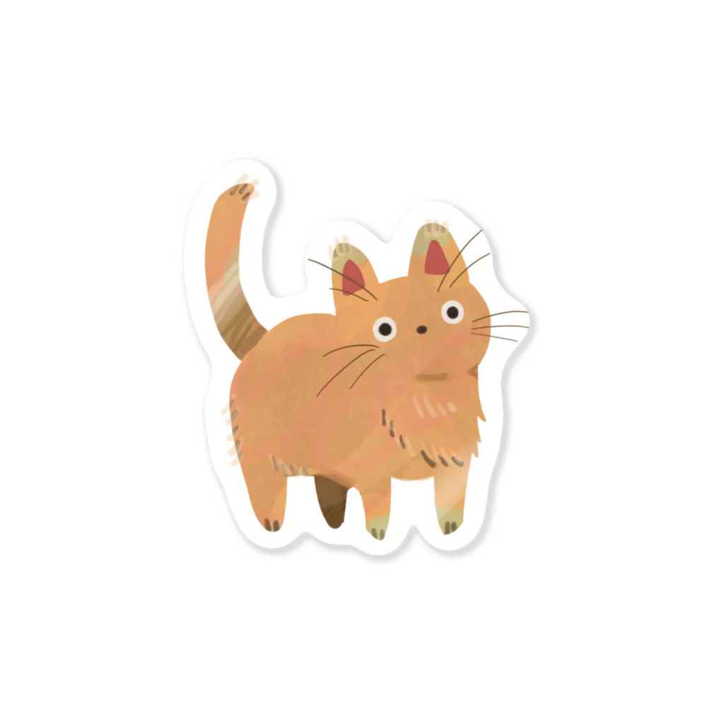 うずら舎のぽやぽや猫 Sticker