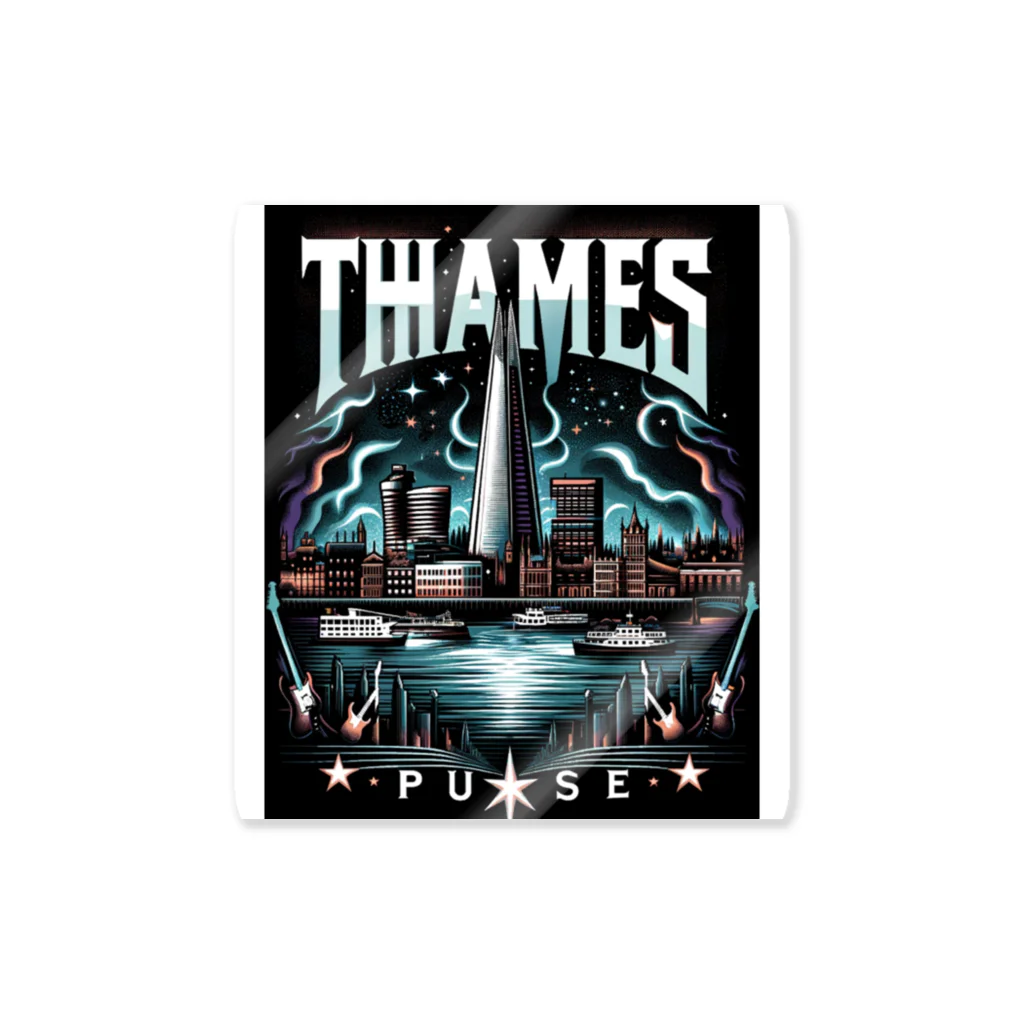 FAKE ARTIST ～架空アーティストグッズ～のThames Pulse ステッカー