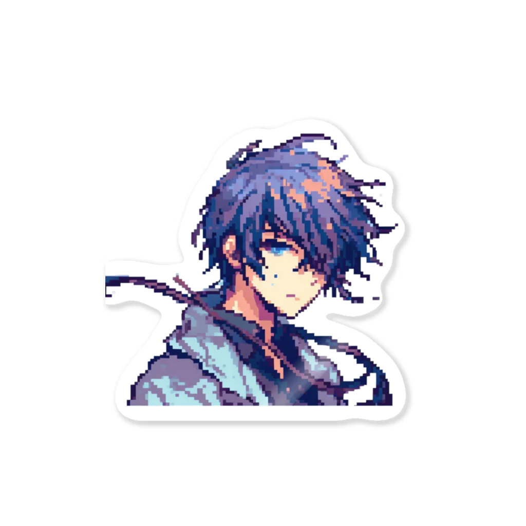 ＪｕｎのPixel Art Handsome Men Sticker