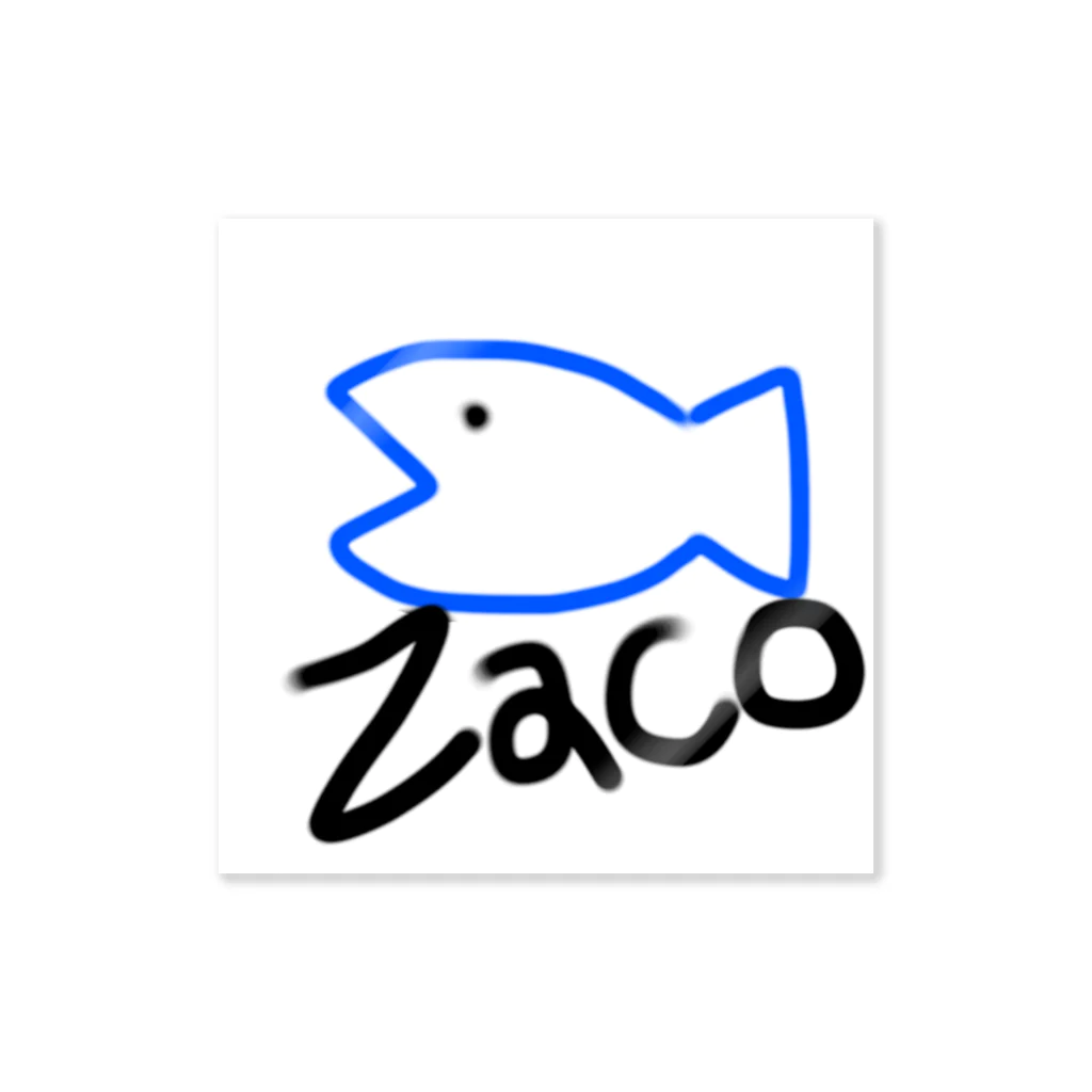 雑魚さんの日常のzacoさん ステッカー