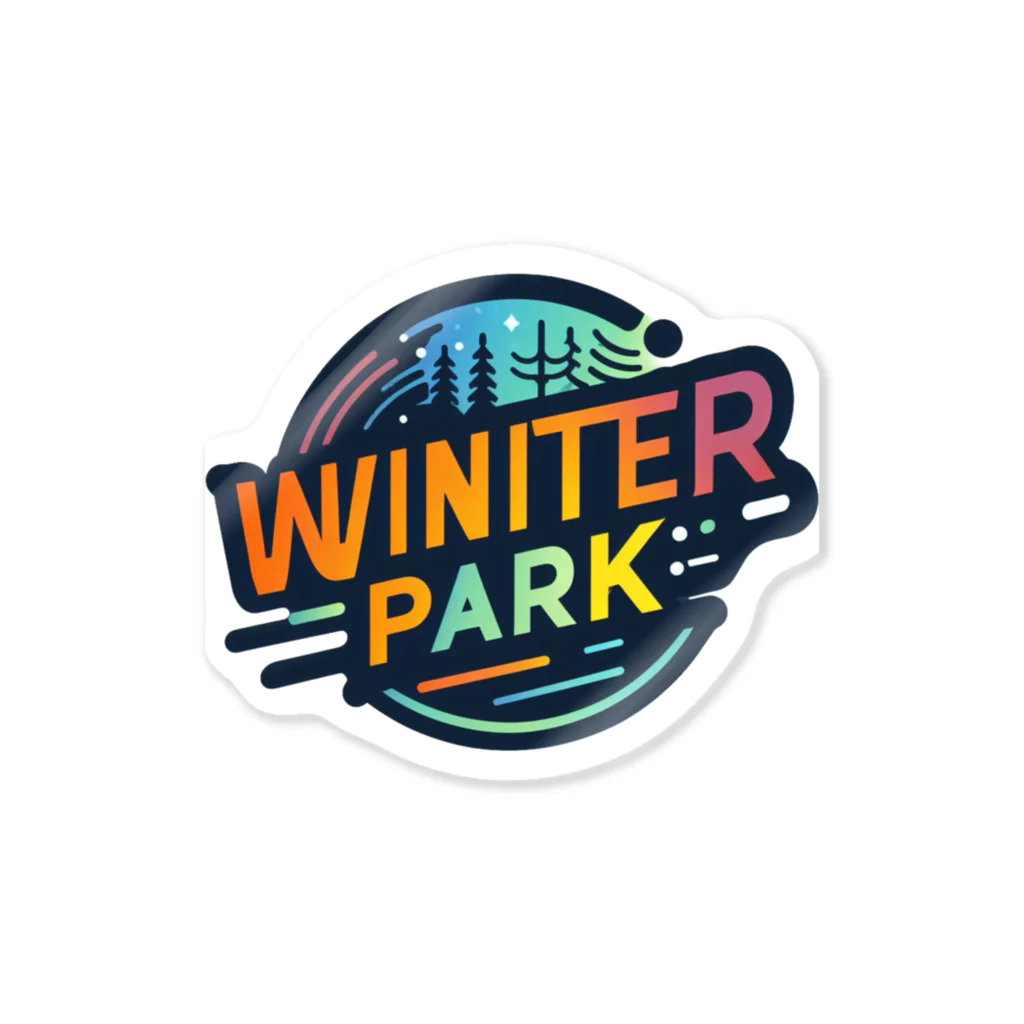 Lock-onの【WINTER PARK】VOL.04 ステッカー