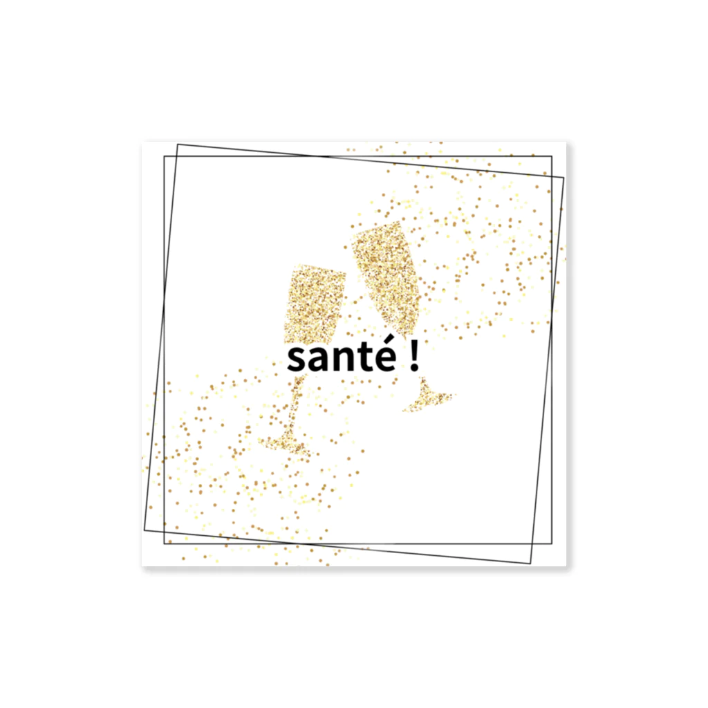 ageha(アゲハ)のsanté ! (乾杯) Sticker