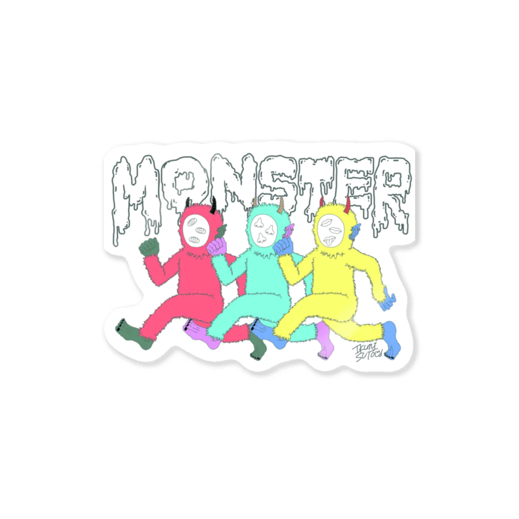 IKUMIのMONSTER Sticker