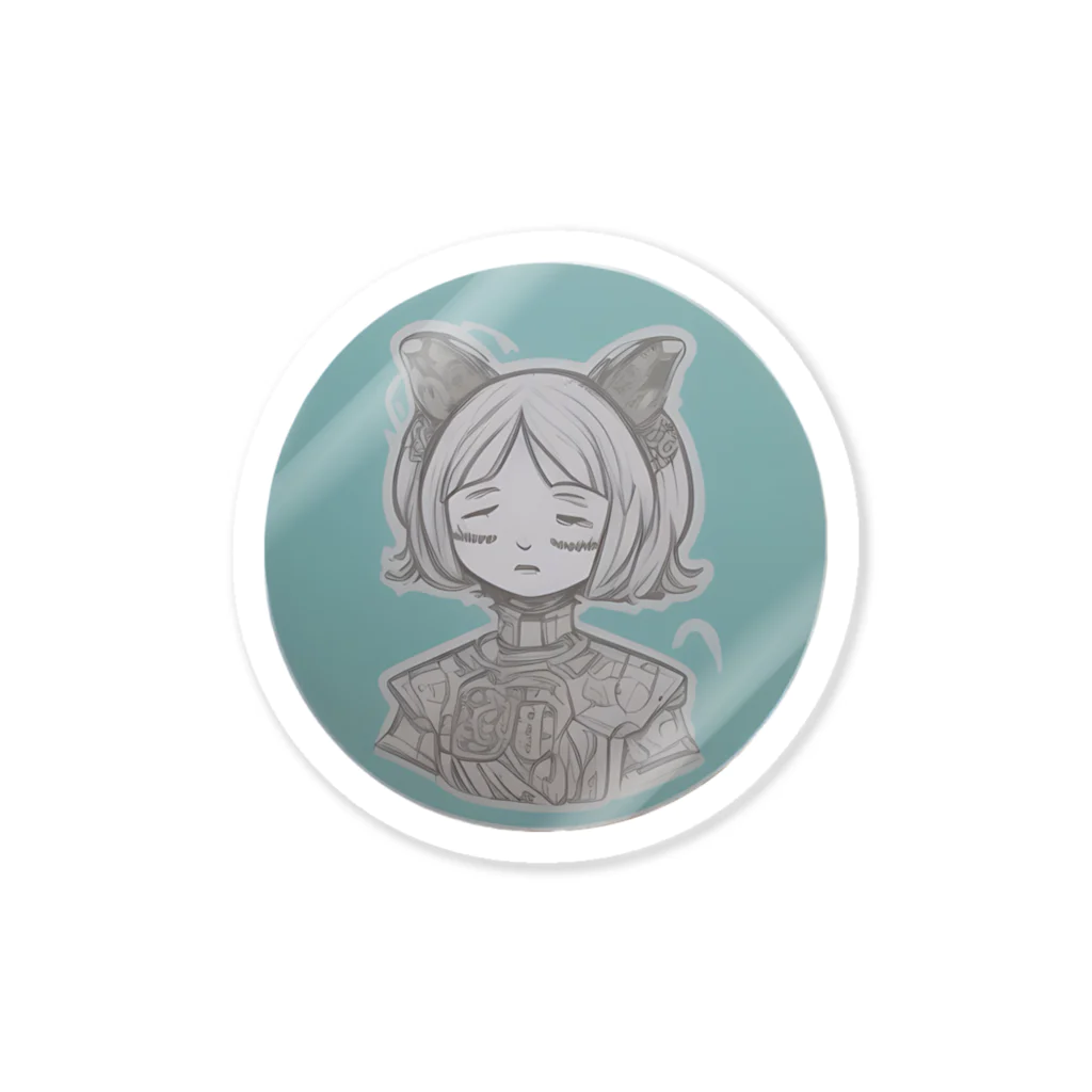 stickermarket★YukiのsleepingGirl MAO ステッカー