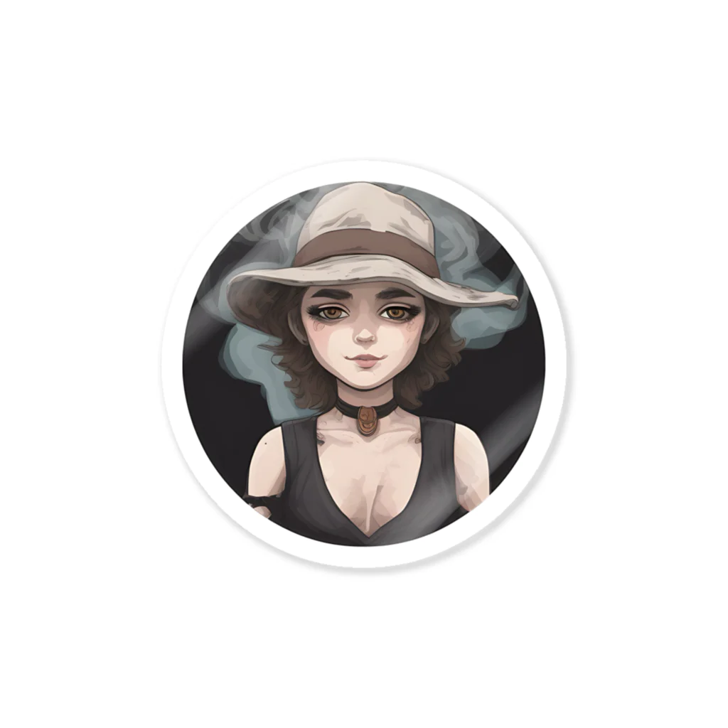 stickermarket★YukiのSmoke Girl-Aero 스티커