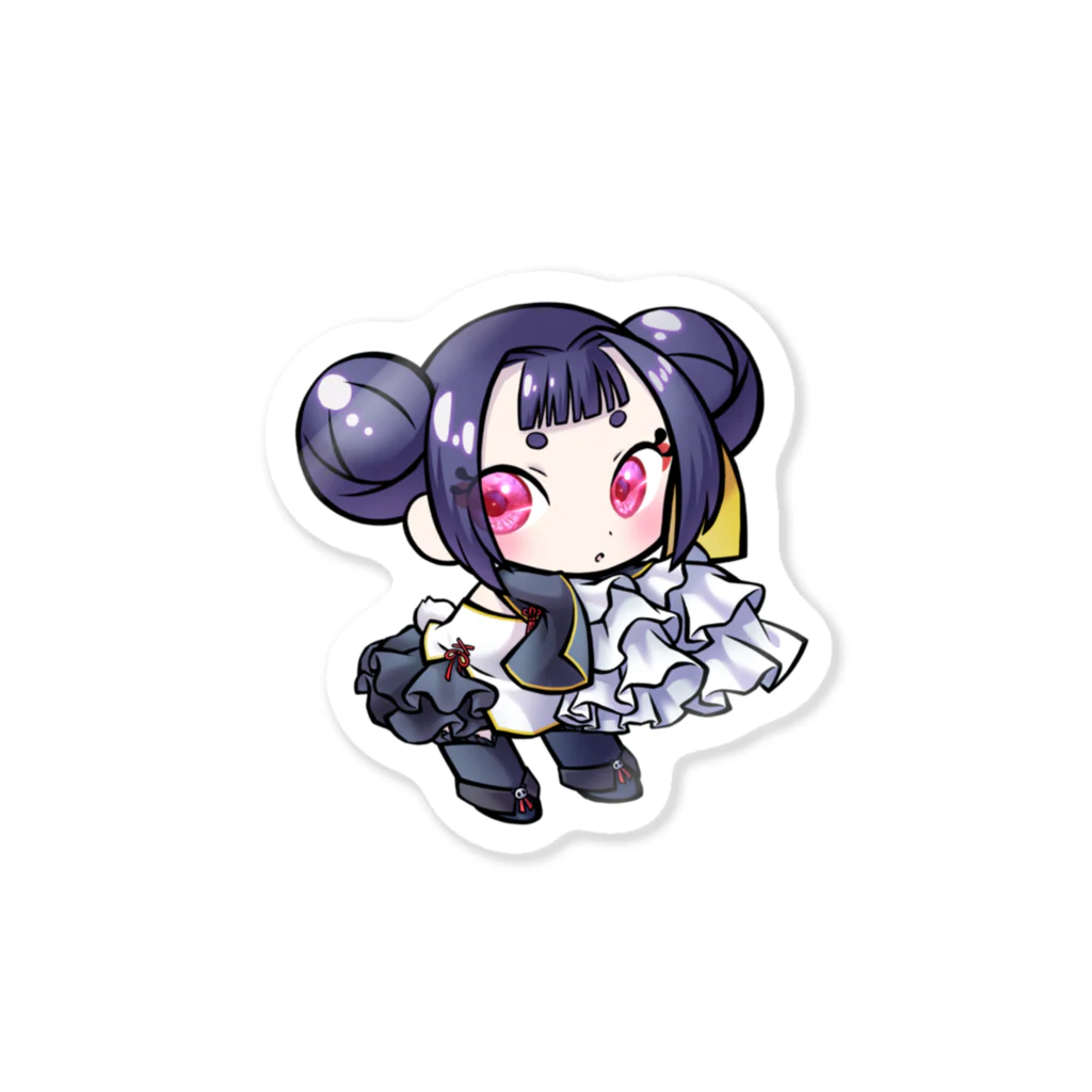 アトリエぱんだの「キョンシーちゃん」ステッカー/アトリエぱんだ Sticker