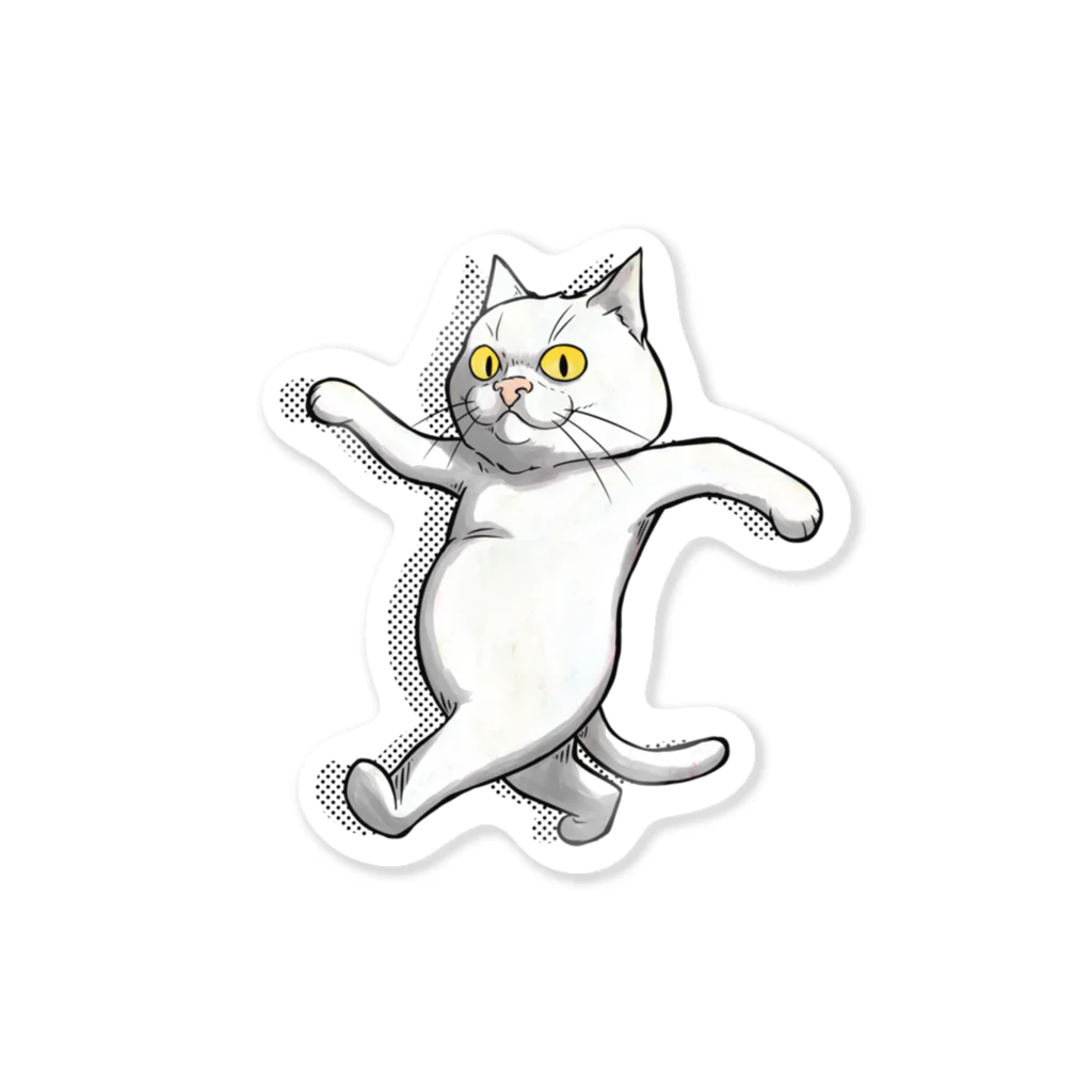 TAKE-TONのさんぽねこ Sticker