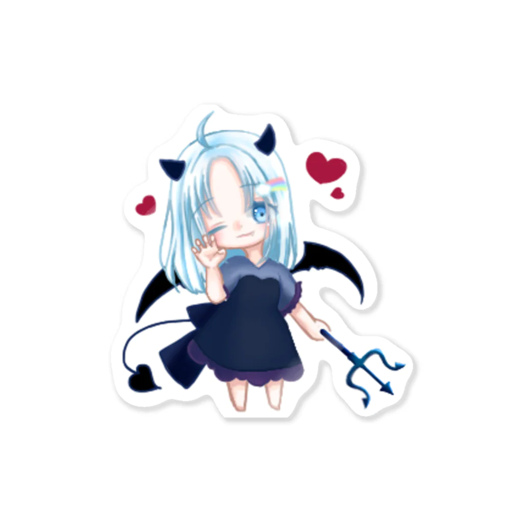 雨音りんＳＨＯＰの小悪魔りん Sticker