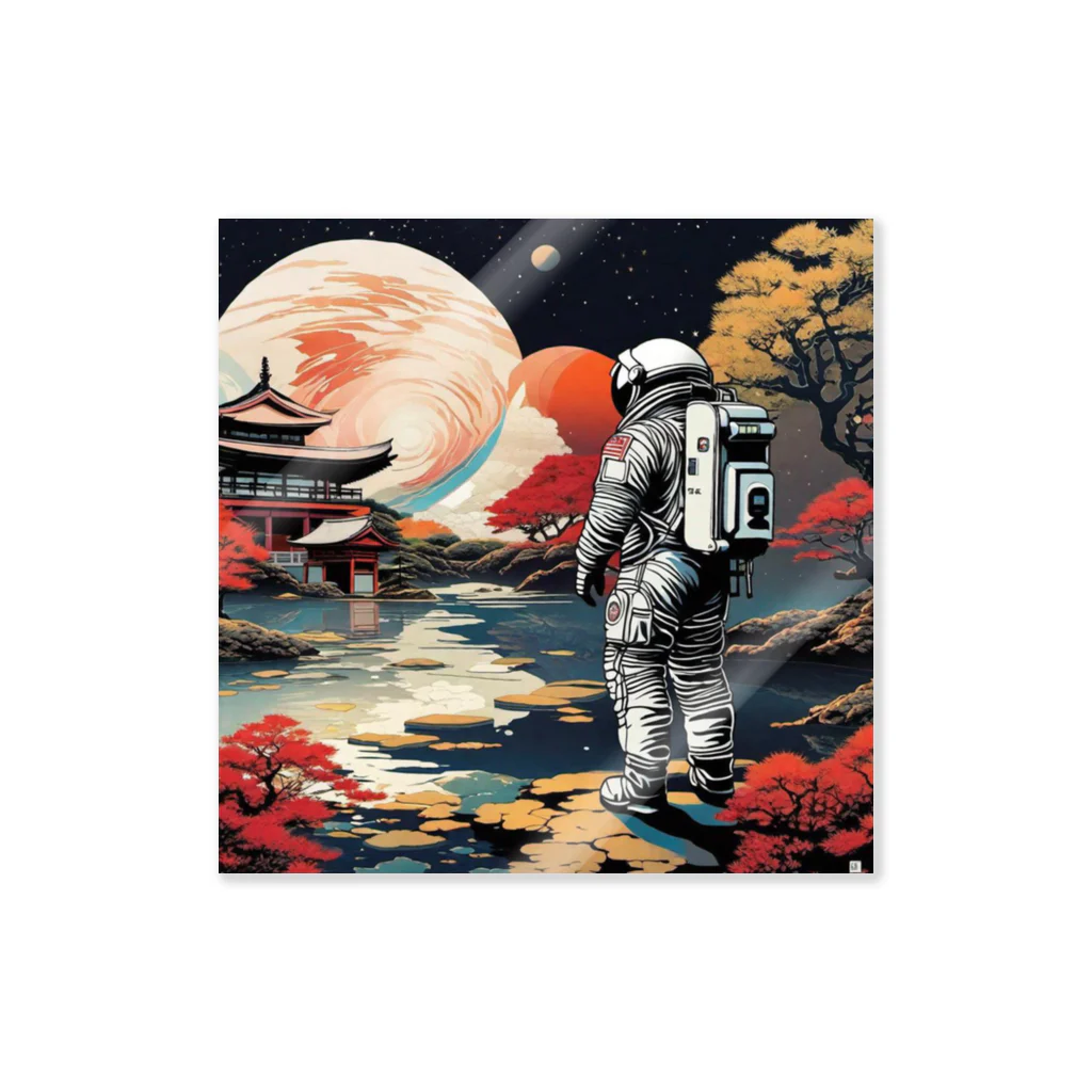 宇宙開発デザイン科の惑星『京都』 Sticker