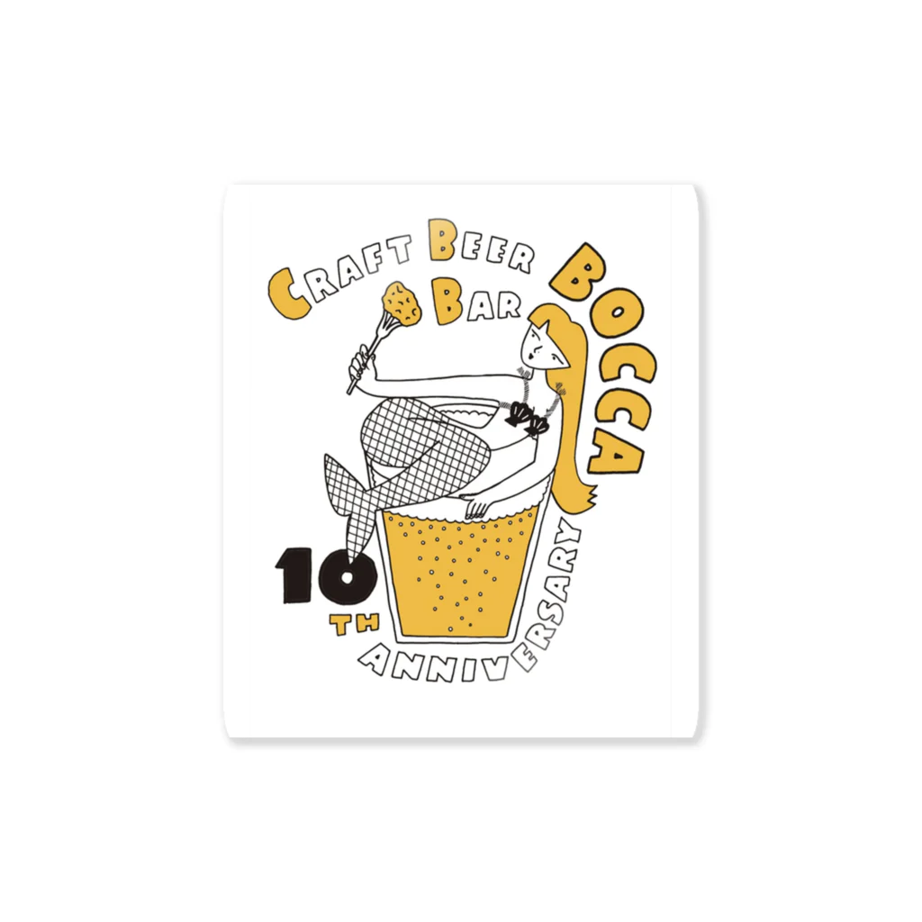 Craft beer bar & bottle shop BOCCAのBOCCA10th Sticker