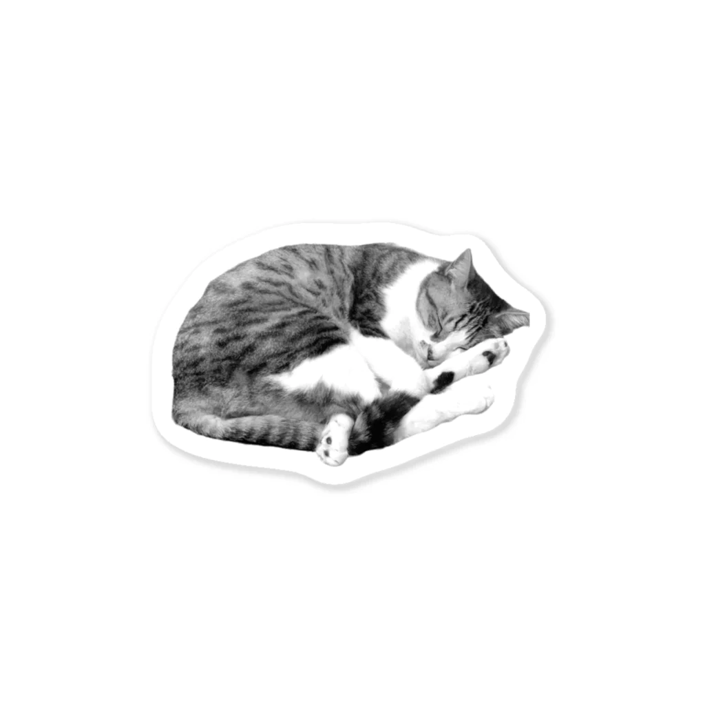 深夜の猫屋さんのネムリネコ Sticker