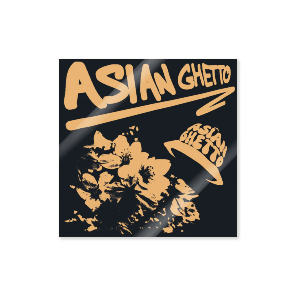 ASIAN GHETTOのASIAN GHETTO CHERISH ステッカー