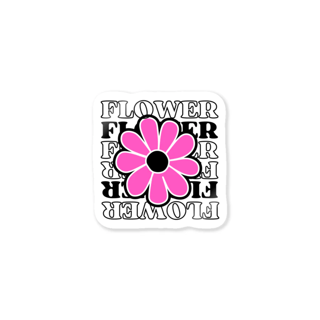 nene-cocoのpink flower  Sticker