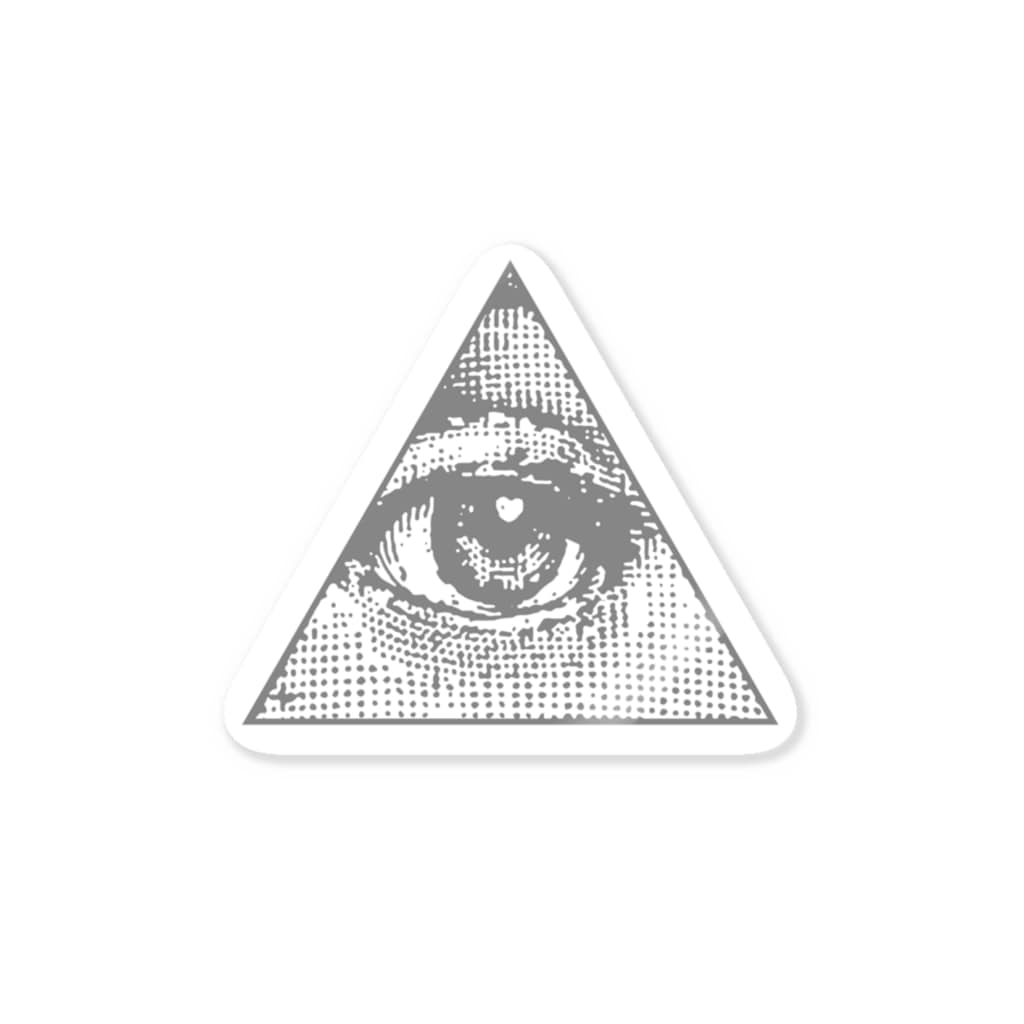 Illuminati Eye Triangle Gry Metao Dzn メタヲデザイン Metawo のステッカー通販 Suzuri スズリ