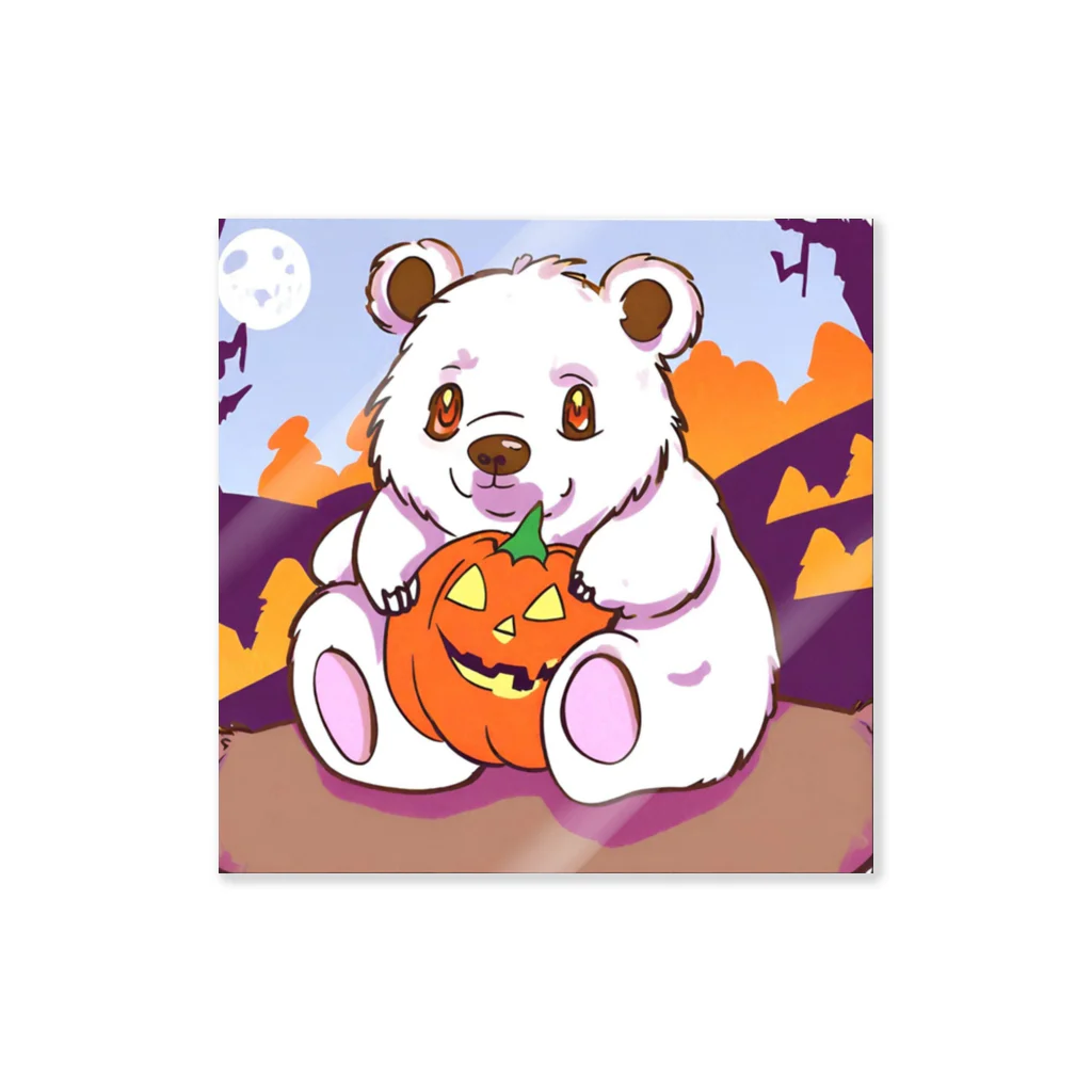 アルト&ウィズのハロウィンクマちゃん🎃 ステッカー