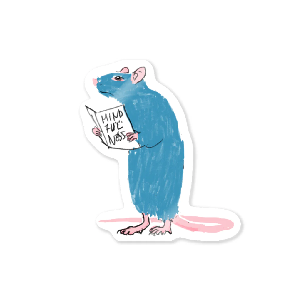 LWL+JHEIES+KICKBACKANDFRACTUREのMINDFULNESS RAT Sticker