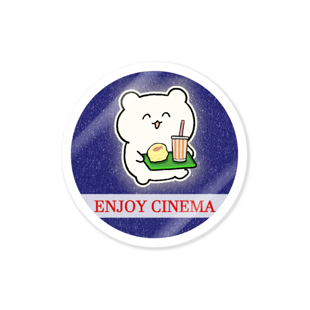 ラガビーの店のENJOY CINEMA ステッカー