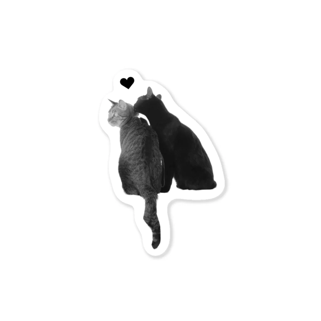 深夜の猫屋さんのらぶねこ Sticker