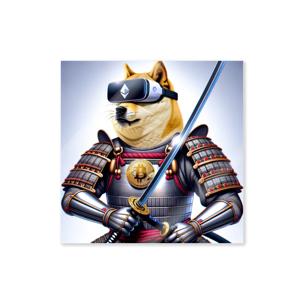 侍VRドージの侍DOGE #1 ステッカー