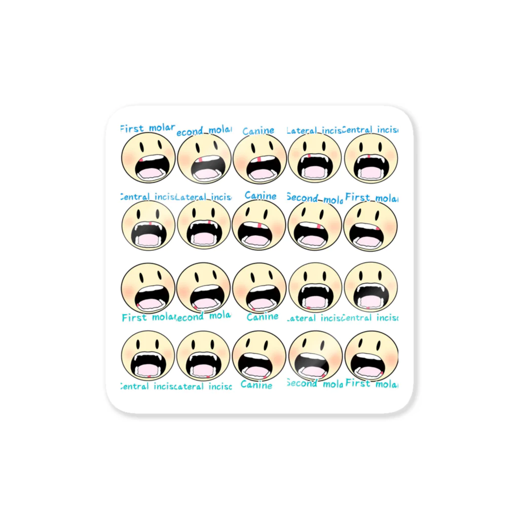 Osoro DesignのCherish family memories（Baby teeth） Sticker