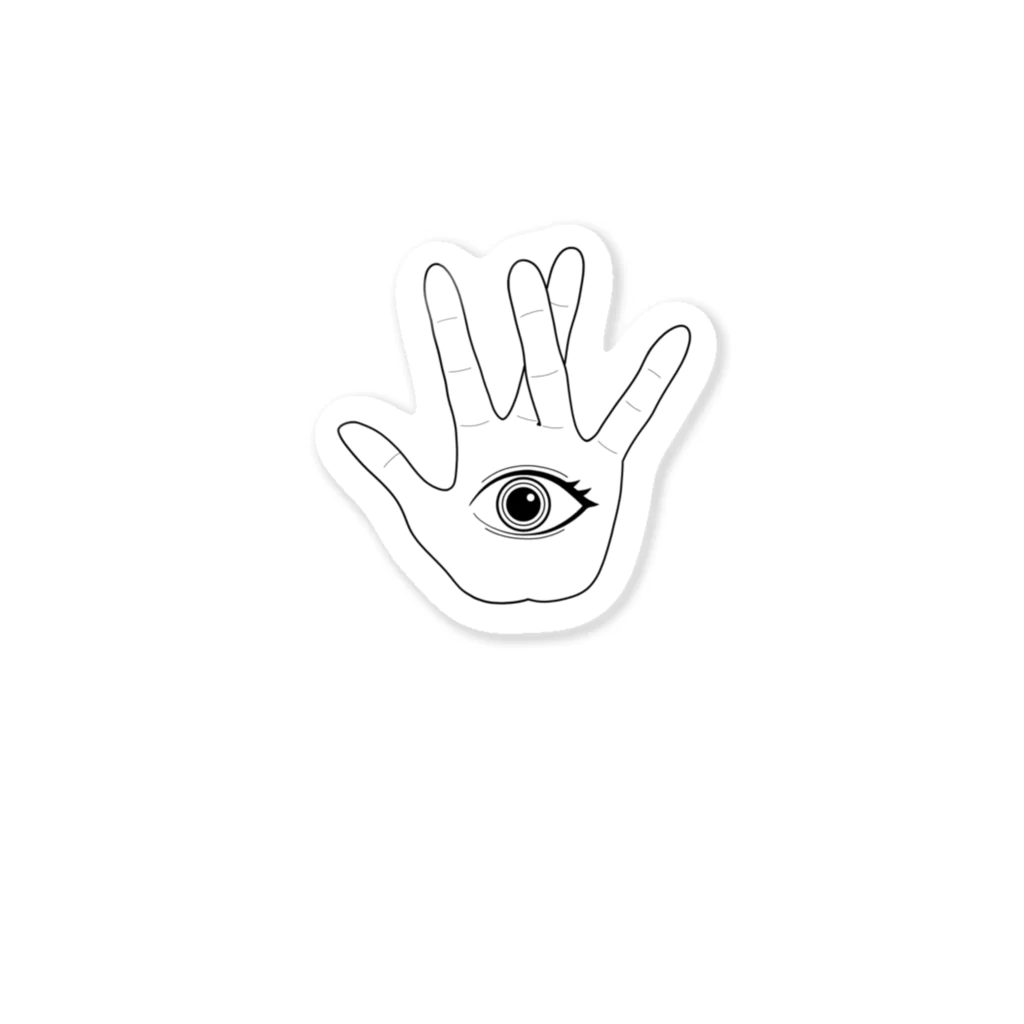 WONDEELS (ワンディールズ)のHAND EYEーWONDEELS(ワンディールズ) Sticker