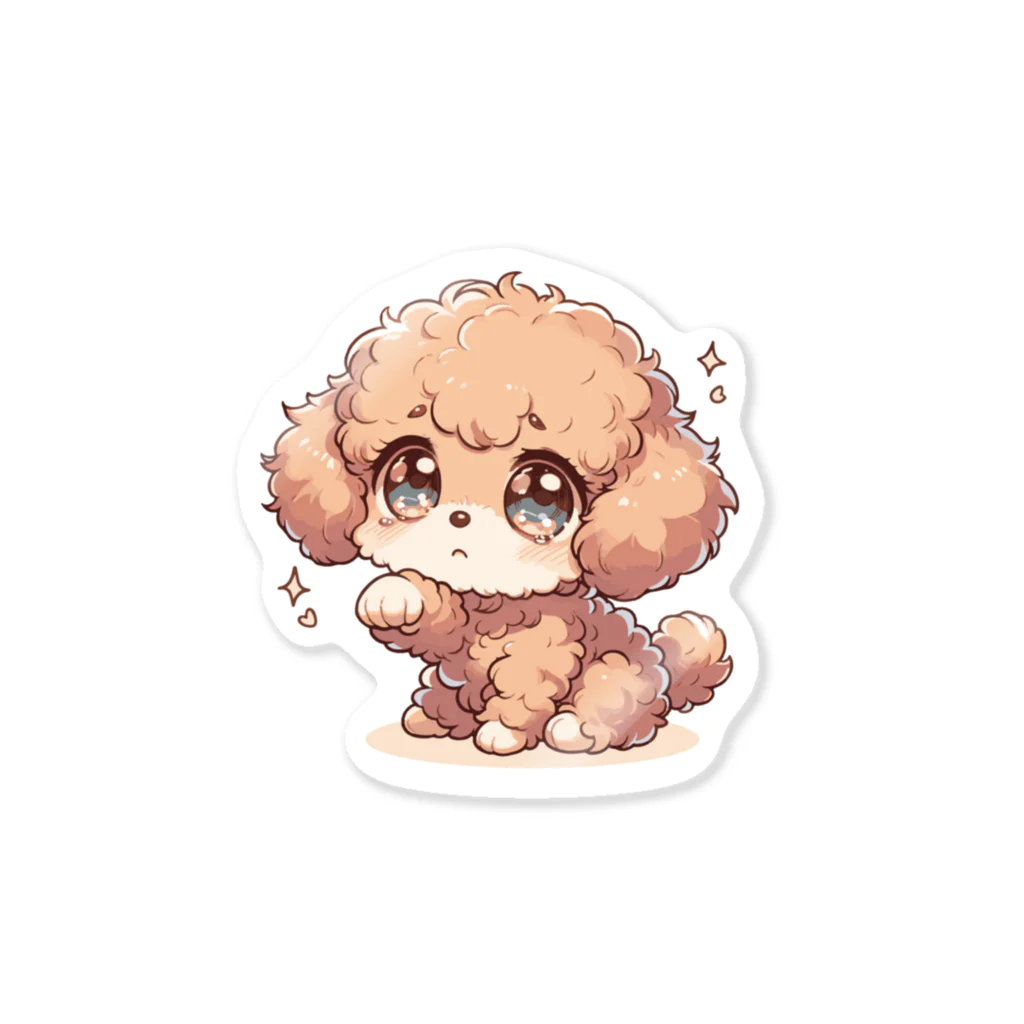 kawaii クリエイションズの彼女系犬 Sticker