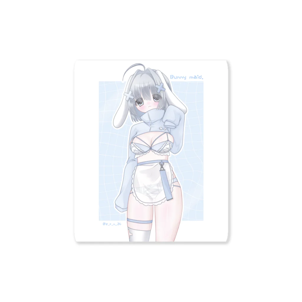 処女脱兎のBunny maid. Sticker