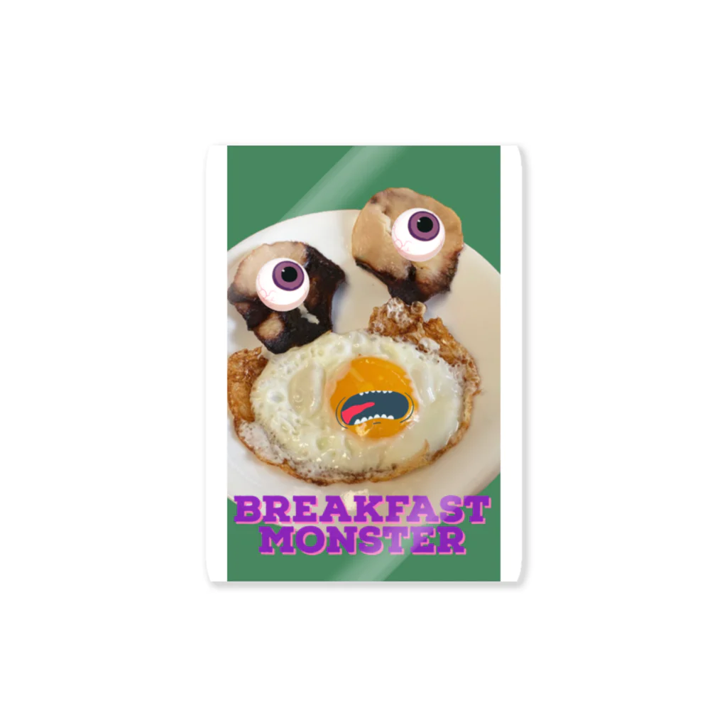 百雀のBreakfast Monster  ステッカー