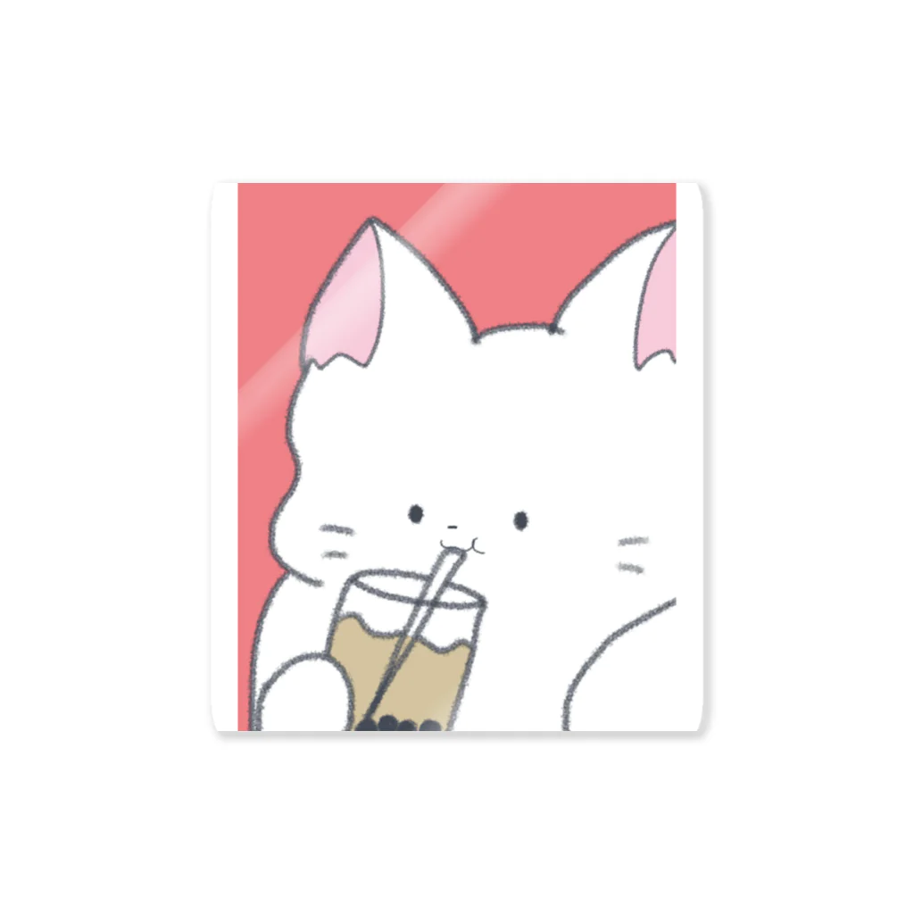 なくも/イラストレーターの今日はタピオカの日 Sticker