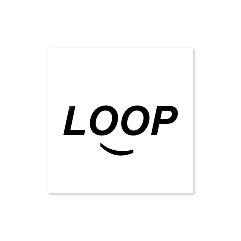 LOOPのSMILE LOOP ステッカー