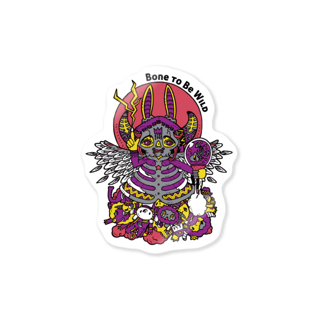 colone | Artwork by yanagiのBone to be wild Sticker